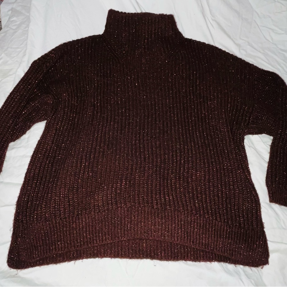 APT.9 Burgundy Knit Sweater